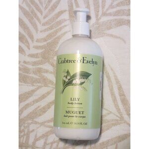 Crabtree & Evelyn Lily Body Lotion 16.9 Fl Oz Hydrating & Nourishing Formula